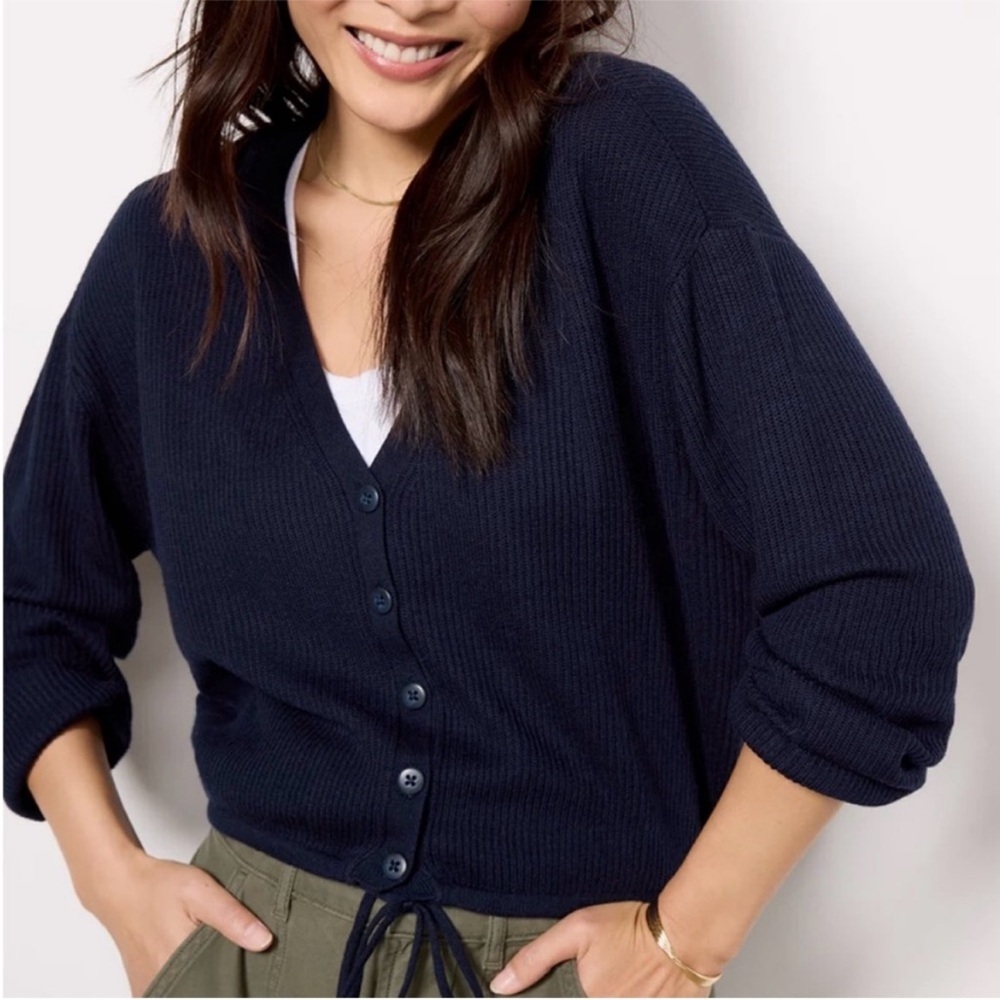 Evereve Splendid Navy Bella Cardigan - Picture 2 of 7